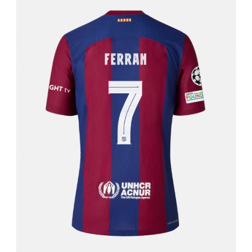 Fotballdrakt Herre Barcelona Ferran Torres #7 Hjemmedrakt 2023-24 Kortermet